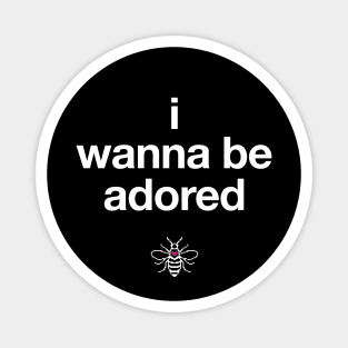 The Stone Roses I Wanna Be Adored Digital Pixel Bee Magnet